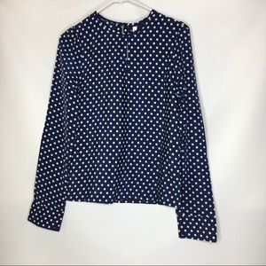 Polka dot blouse